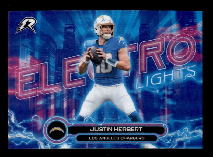 JUSTIN HERBERT 2026 TOPPS RESURGENCE #EL-15 ELECTRO LIGHTS (CASE HIT SP) T8133