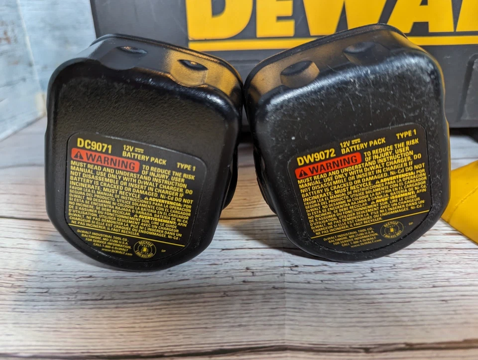 Broca Dewalt DW965 12v NiCd 3/8” sem fio ângulo reto com 2X baterias não testadas! - Imagem 2 de 4