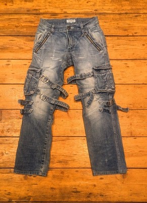 GRAILED Lowbox Japanese Jeans Y2K Vintage Seditionaries Shredded Size 30'' Waist