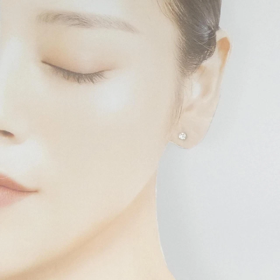 Подлинный Tiffany & Co. солитер серьги 0.37CT J VS1 3EXT #270-004-053-1257 - Изображение 4 из 4