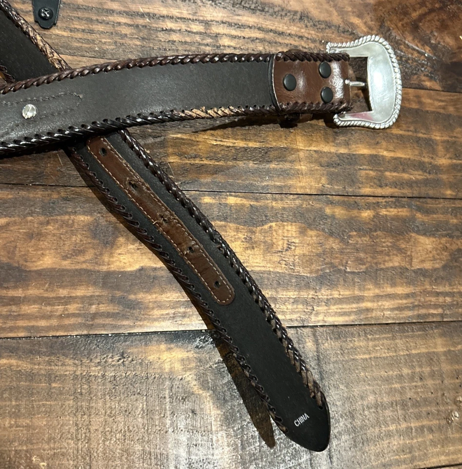 Cinturón marrón occidental Nocona Belt Co para hombre N2475802 talla 42 Foto 4 de 4