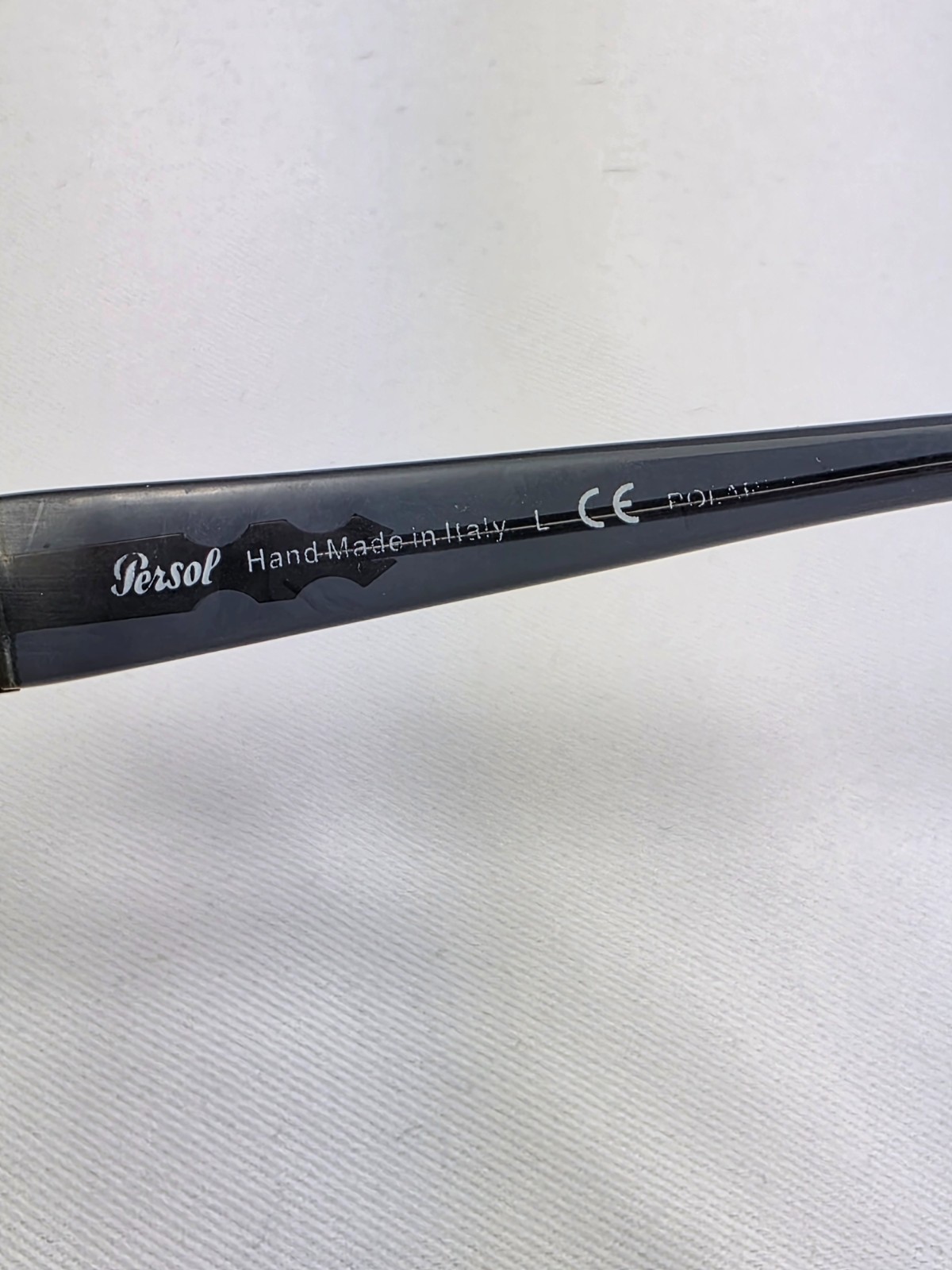 Persol Matte Black Rectangular Polarized Sunglass… - image 3