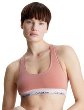 Calvin Klein Modern Cotton Bralette Bra Comfortable Wirefree Bras 000QF7207E