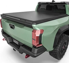 Soft Roll-Up Tonneau Cover Fits for Toyota Tacoma 2024 2025 (Excl. Trail), 5Ft B