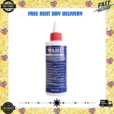 Wahl Clipper Oil, Blade Oil for Hair Clippers, Beard Trimmers and 118.3 ml