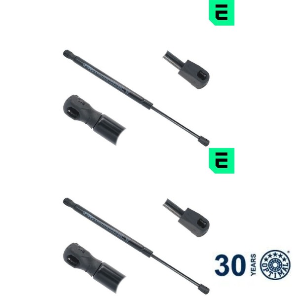 2X Gasfeder FüR Heckscheibe Optimal AG-51593 Heckklappe DäMpfer FüR Jeep-image