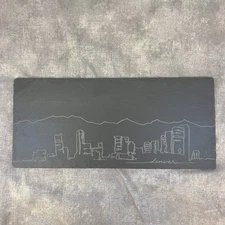 JK Adams Slate "DENVER” Cheese Tray Charcuterie board 12”X 5.5” ~ Made In USA