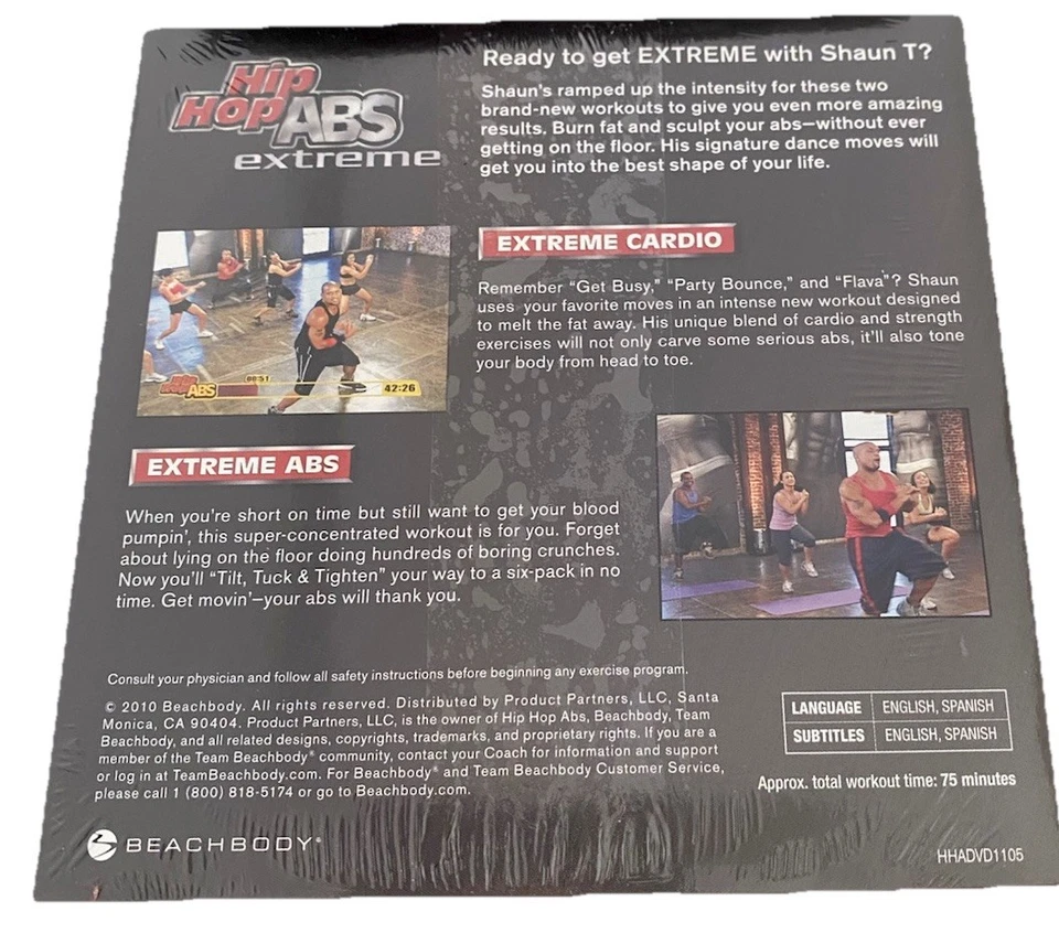 Beachbody 12 LOT DVD Insanity Hip Hop Extreme Flat Abs Fat Burning Shaun T Fit - Image 3 of 3