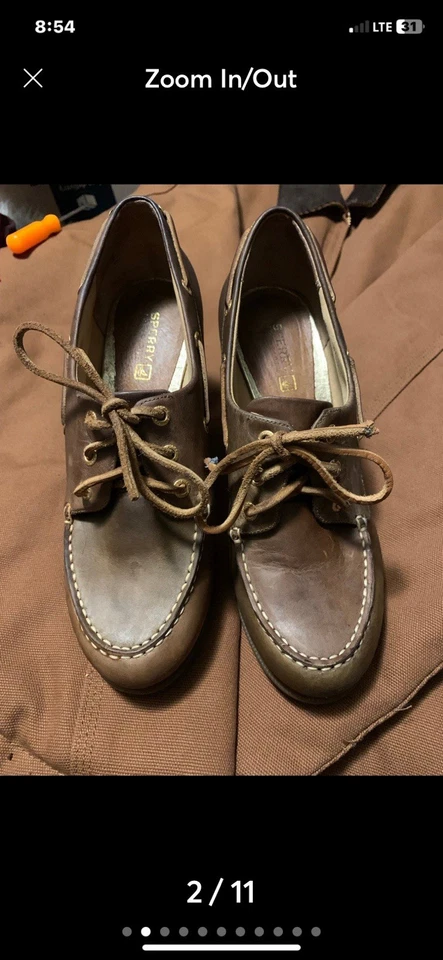 Женский топ-сидер Sperry на танкетке размер 7 - Изображение 2 из 4