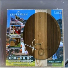 Ring Toss Game for Adults & Kids - Hook and Ring Games with String and Hooks for