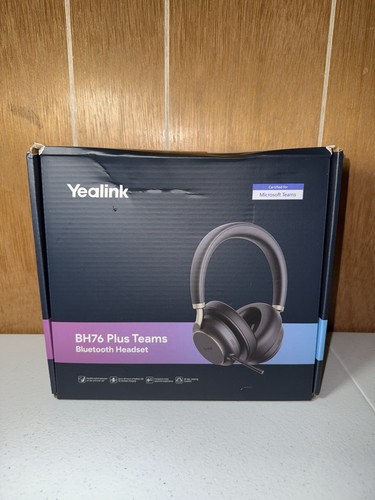 Yealink BH76 Plus Bluetooth USB-A Headset (Microsoft Teams) 1208658 Tried Once