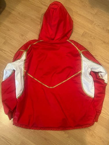 Canterbury RUGBY WORLD CUP 2011 Japan Players LE Jacket Red/White/Gold Sz 4L - Picture 5 of 7