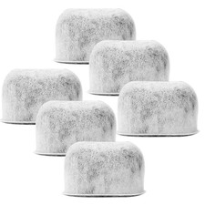 Pack of 6 Replacement Charcoal Water Filters for Keurig and Breville BWF100 C...