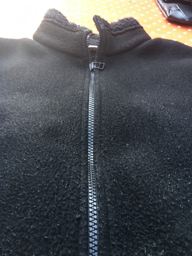 LADIES M\u0026S FLEECE STYLE JACKET IN BLACK 