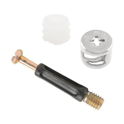 20 Sets 32 mm Nockenbeschläge mit Dübel und voreingesetzter Mutter für Schrankmöbel... - Bild 1 von 7