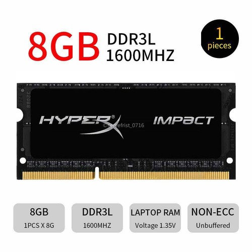 For 8GB 16GB DDR3-1600 PC3L-12800 204Pin 1.35V SO-DIMM Laptop Memory lot - Picture 8 of 10