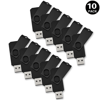 Schwarz Lot Pack 2GB USB Speicher Memory Flash Drive Datenstick Laufwerk Stick