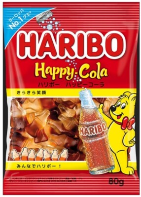 Haribo Happy Cola 80g Gummy Japan Candy dagashi