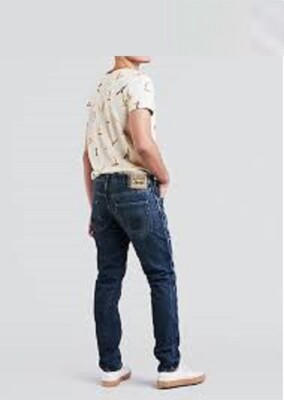 LEVI'S Vintage 1969 606 Slim Fit Big E Orange Tab Rip & Repair