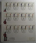 STAMPMART : GUERNSEY GB 1976 MILITARY FORCS UNIFORMS ROYAL ARTILLERY 3 FDC