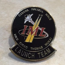 STS-65 SPACE SHUTTLE COLUMBIA LAUNCH TEAM PINBACK 