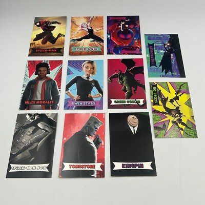 2018 AMC Theater Spider-Man Into the Spider-Verse Promo Cards U-PICK! RARE