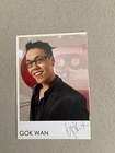 GOK WAN Stylist Autograph Signed Photo Card Postcard Cast Card FREEPOST