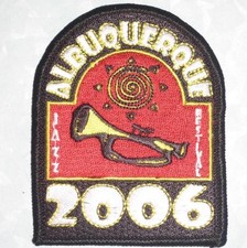 Albuquerque Jazz Festival 2006 Patch - New Mexico - 2 3/4" x 3 3/8"