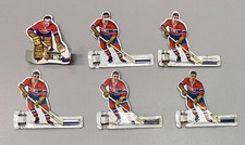 Eagle Montreal Canadiens Hockey Team 1950's Table Top Hockey NHL 6 Player Set