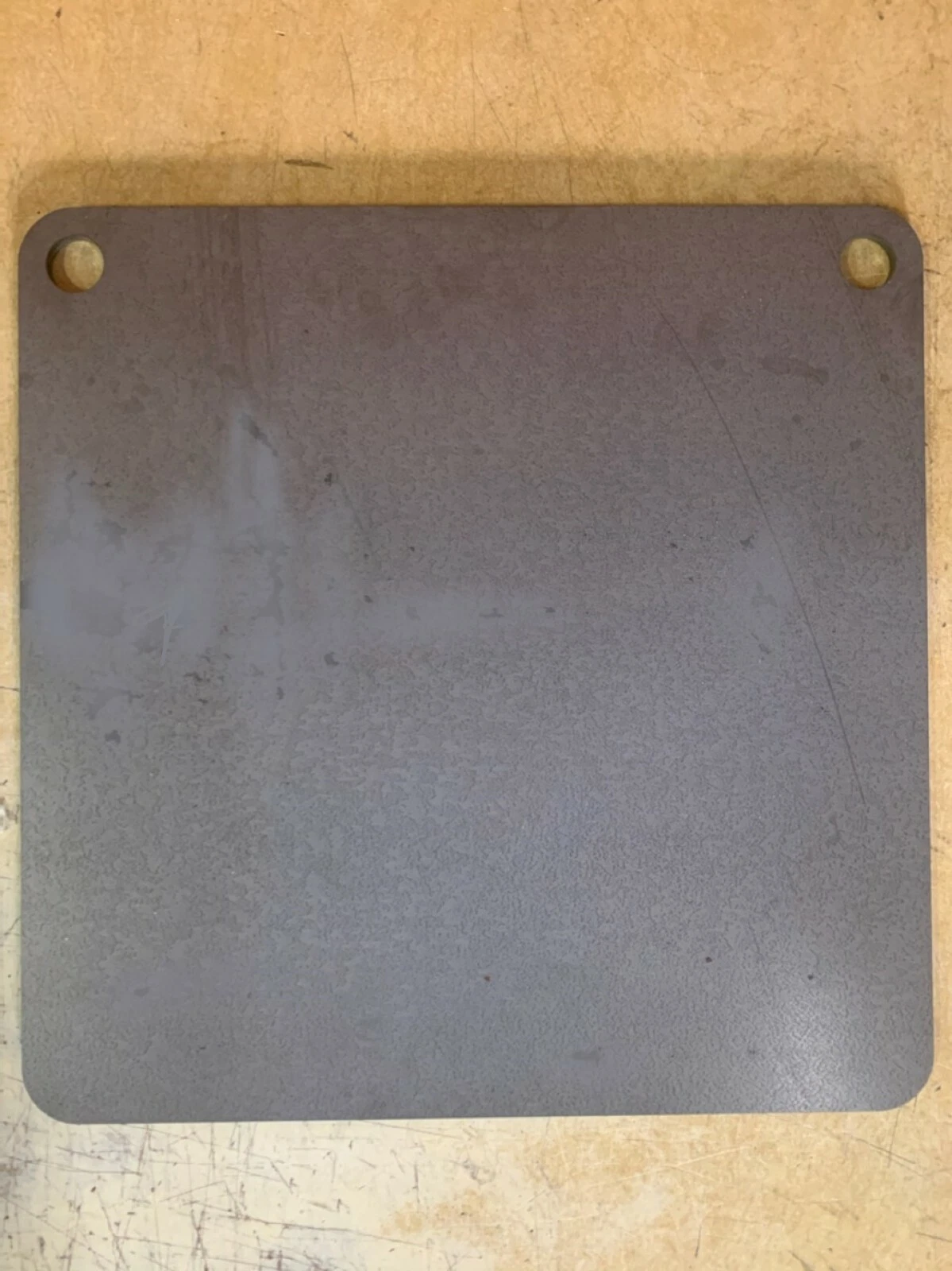 3/8" Steel Pizza Baking Plate, 3/8" x 16" x 16" w 2 Holes, A36 Steel
Opens in a new window or tab
