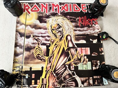 Vintage 1981 IRON MAIDEN Killers Eddie wall Poster 1981 24 X 24