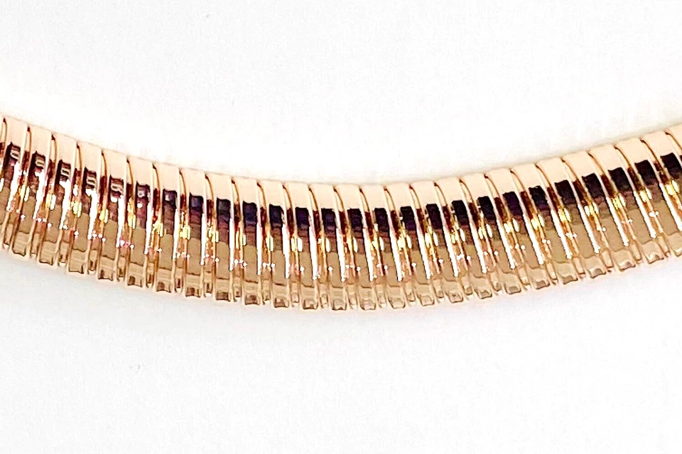 Collar HSN R.J. Graziano Tono Rosa Serpiente Cadena 19-1/2" Foto 4 de 4