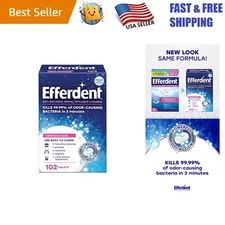 Complete Clean Anti-Bacterial Denture Tablets, 102 Count - Fresh & Odor-Free