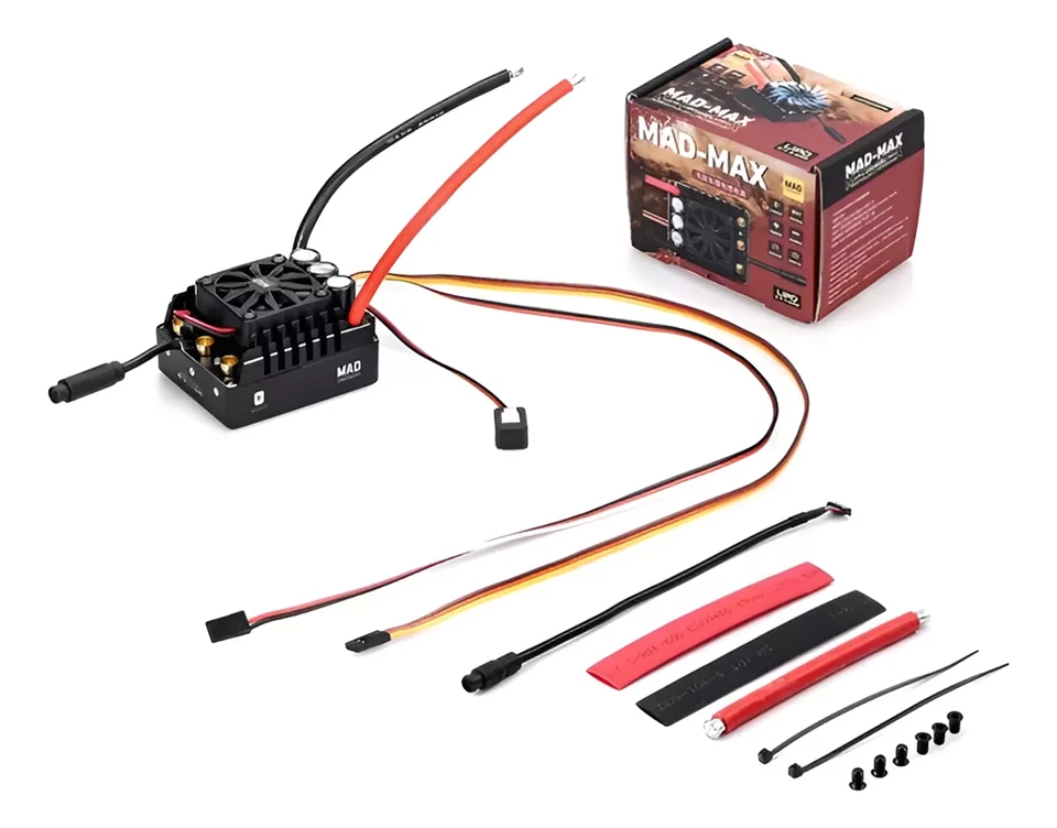 MADMAX-8 HV ESC 3-8S LiPo 33.6V 1/5 RC Car Brushless Motor (*NO TARIFFS TO USA) - Image 4 of 4