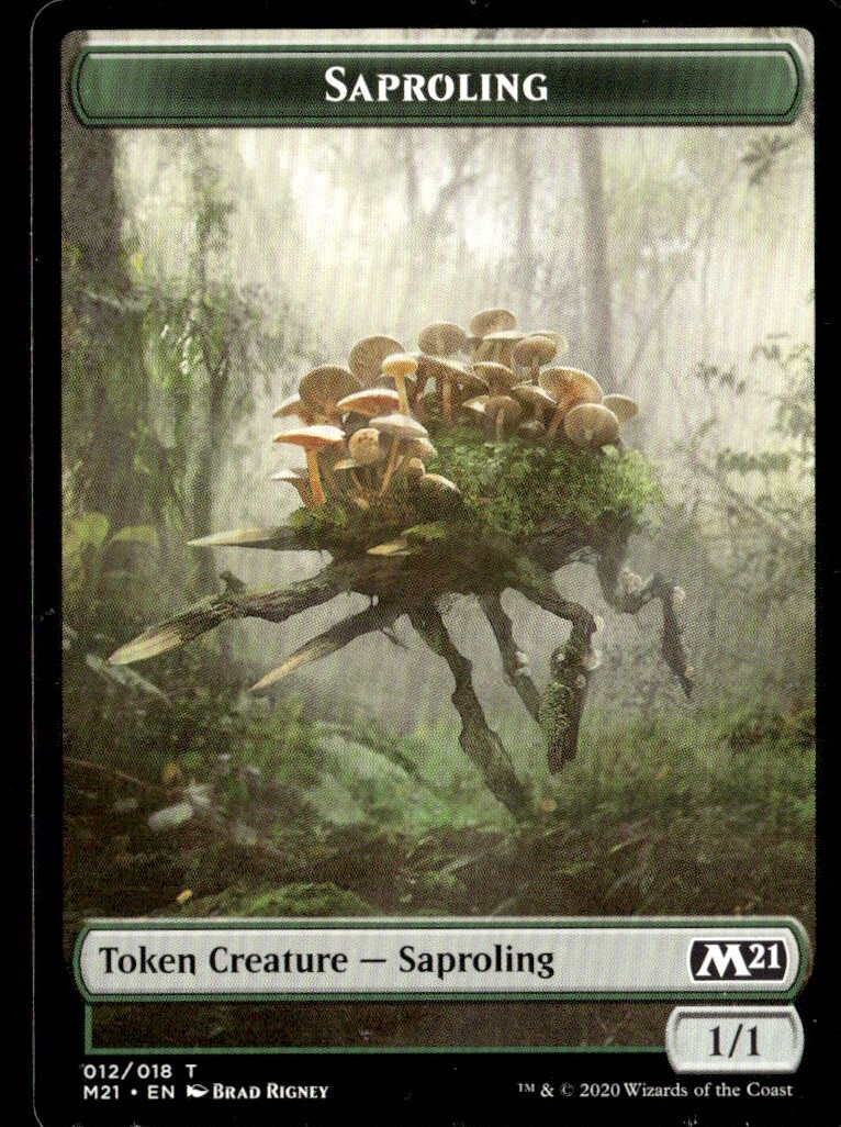 2020 Core Set 2021 Tokens Saproling Token/Common #12