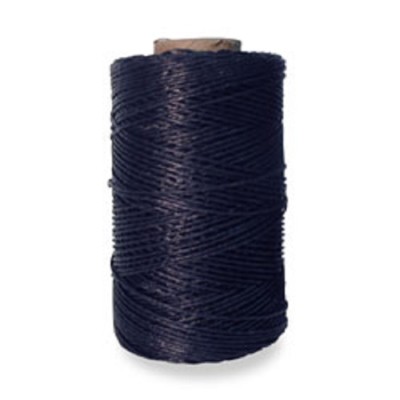 Tejas Black Waxed Thread 132 yds (120 m) by Tandy - FREE SHIPPING!