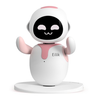 ENERGIZE LAB Eilik Pink - Touch Interactive Toys, Cute Robot Pets with Abunda...