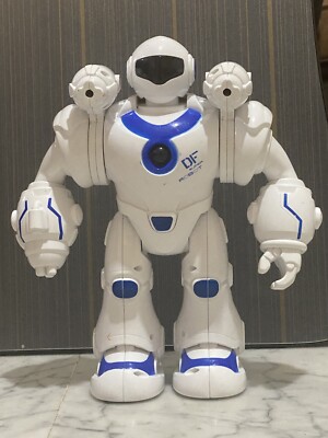 Not Working DF Super Intelligence Robot B/O 6031 Blue CLR Action