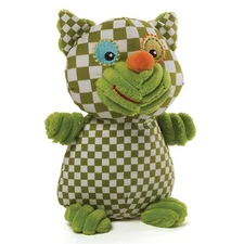Gund Studio G Checkout Green/White Checkered Gingham Cat 7-inch - NWT