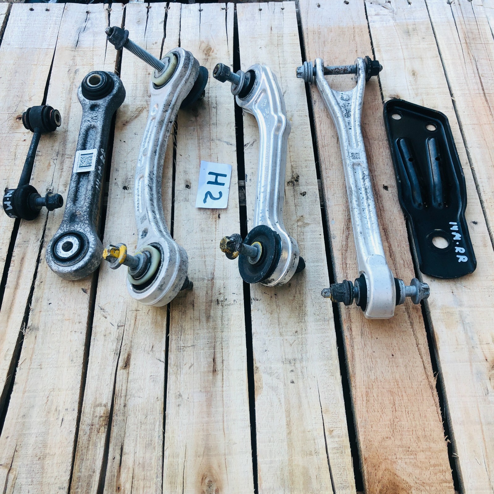 2014 - 2017 Maserati Ghibli Passenger Right Rear Suspension Control Arm Set Of 6