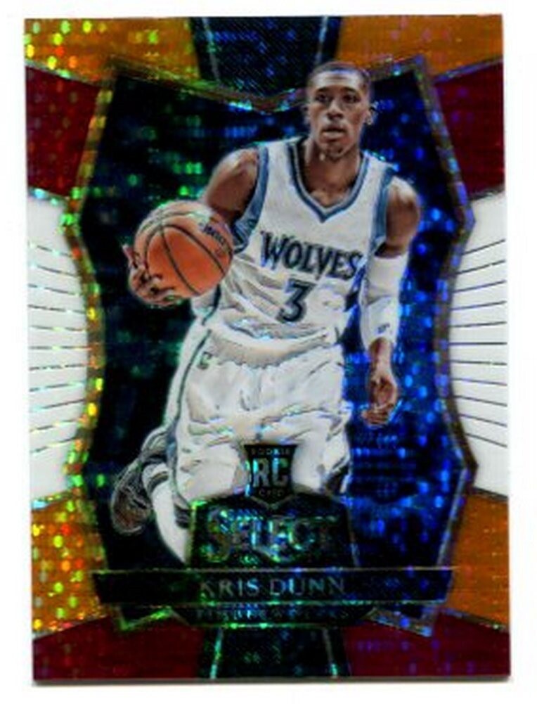 Kris Dunn 2016-17 Panini Select Tri Color Prizm #126 Premier Level RC Minnesota