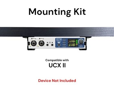 IRON PRINTS Desk Mount Kit for RME Fireface Ucx II & Adi 2 Dac Fs Under Desk Mount Brackets