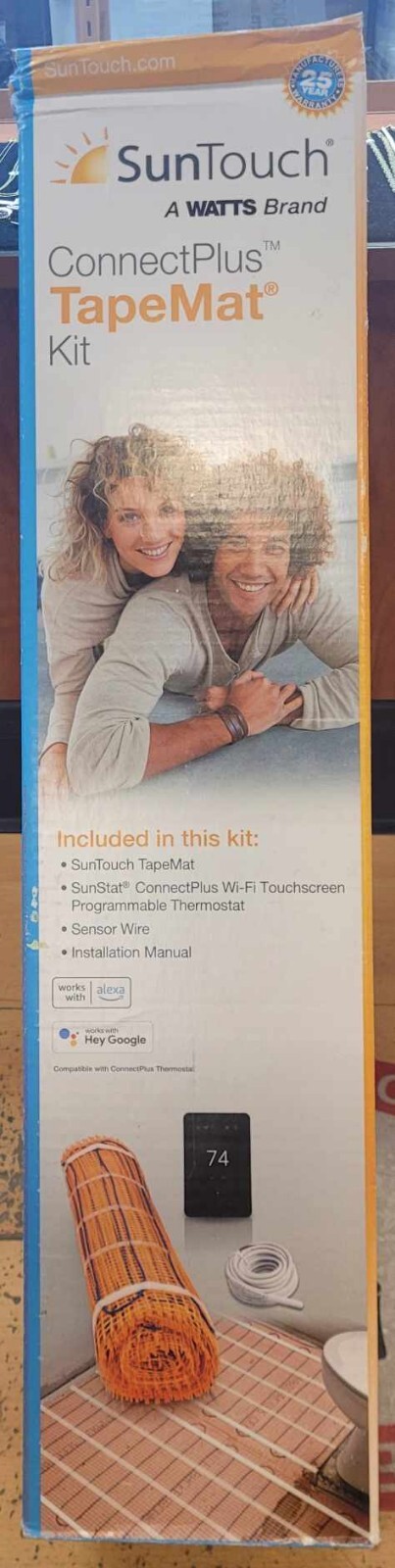 SunTouch 12001724-KIT-CPWiFi 15qs.ft 120v WiFi Floor Warming Mat Kit - NIOB!