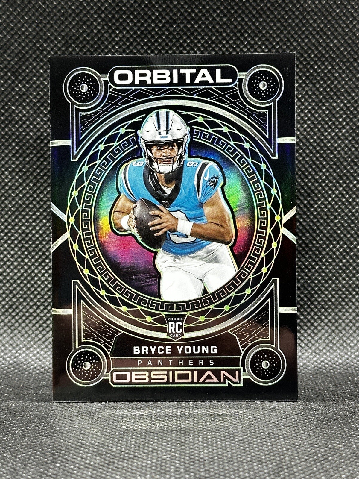 2023 Obsidian Bryce Young Orbital Green Etch /35 RC Panthers