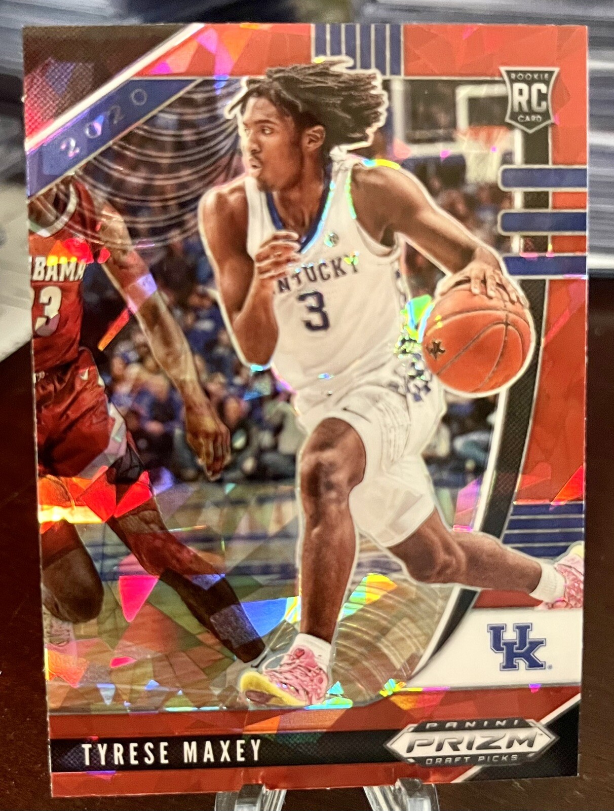 Tyrese Maxey 2020 Prizm Red Ice Sp Parallel Rookie Kentucky 🔥🔥🔥