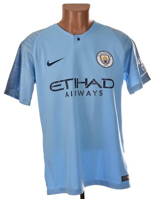 MANCHESTER CITY 2018/2019 HOME FOOTBALL SHIRT JERSEY NIKE M