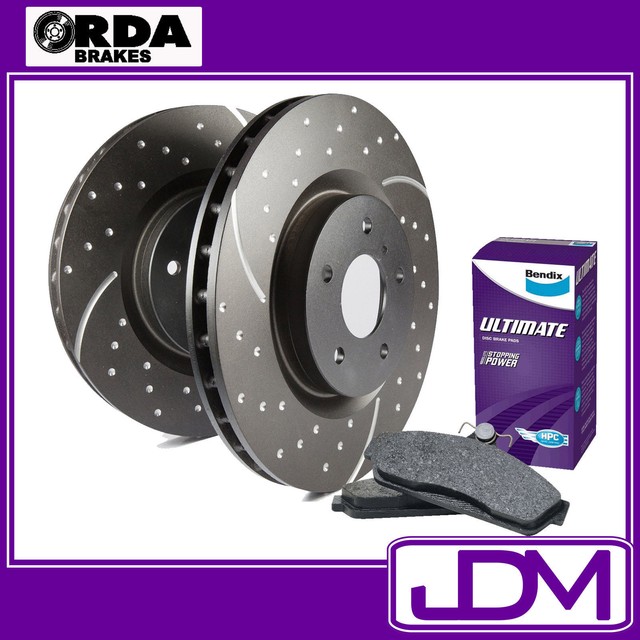 Ford Falcon BF Xr6 Turbo Xr8 RDA Slotted Front Brake Rotors & Bendix