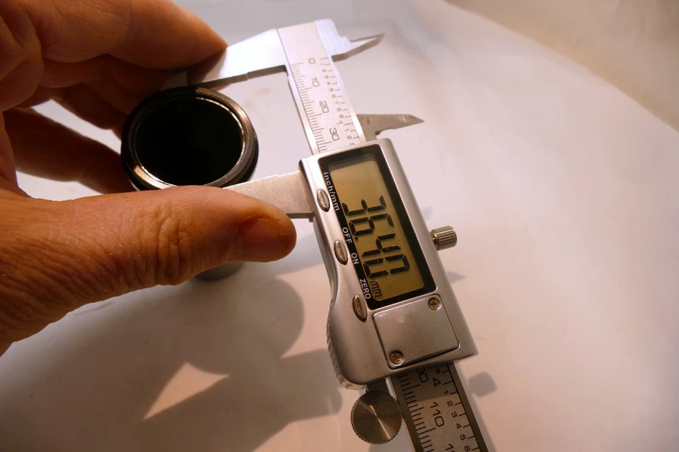 37mm OD thread Lens Adapter Ring metal to 27mm OD 3.5" long - Image 4 of 4