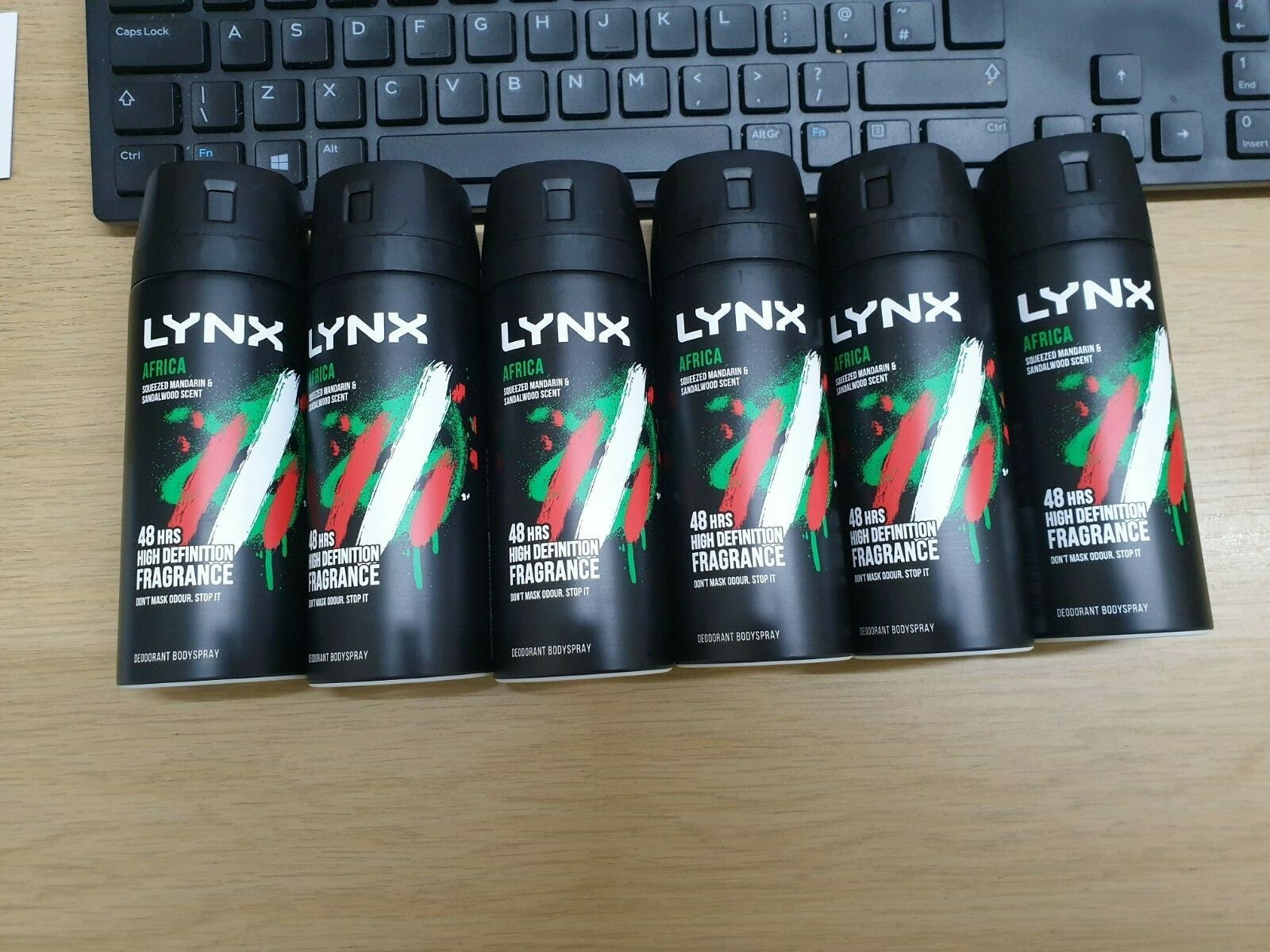 Lynx Africa Body Spray Deodorant 150ml X6 JUST £24.99 FREE POST