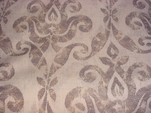 3-3/4Y GP J Baker LB50065 Vencenzo Burnt Umber Spanish Damask Upholstery Fabric - Picture 3 of 4